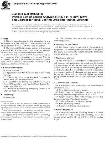 Standards PDF Cover Page
