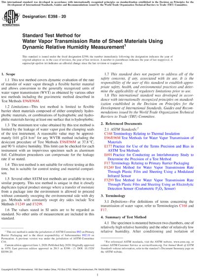 Standards PDF Cover Page