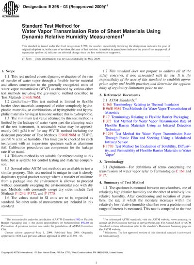 Standards PDF Cover Page