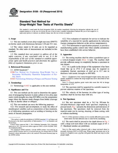 Standards PDF Cover Page
