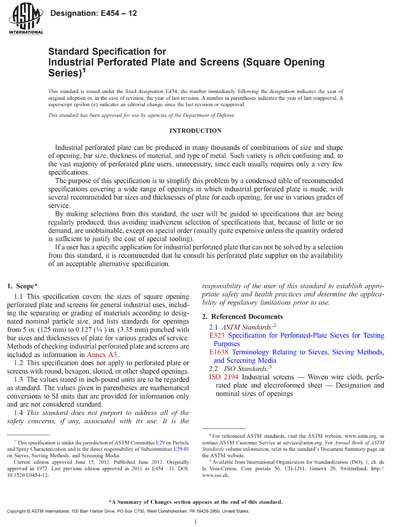 Standards PDF Cover Page
