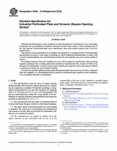 Standards PDF Cover Page