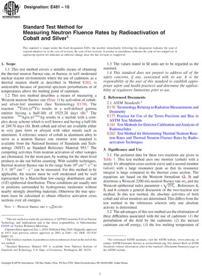 Standards PDF Cover Page