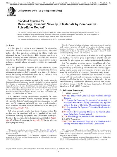 Standards PDF Cover Page