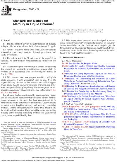 Standards PDF Cover Page