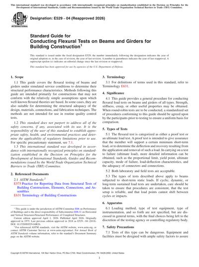 Standards PDF Cover Page