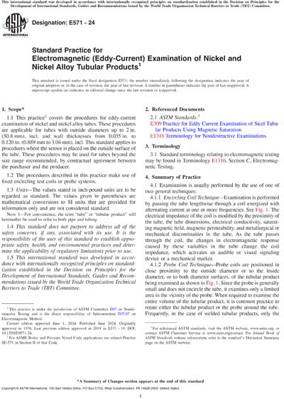 Standards PDF Cover Page