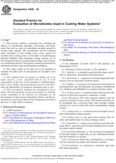 Standards PDF Cover Page