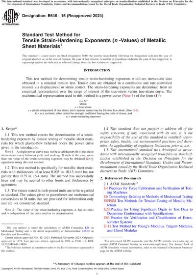 Standards PDF Cover Page