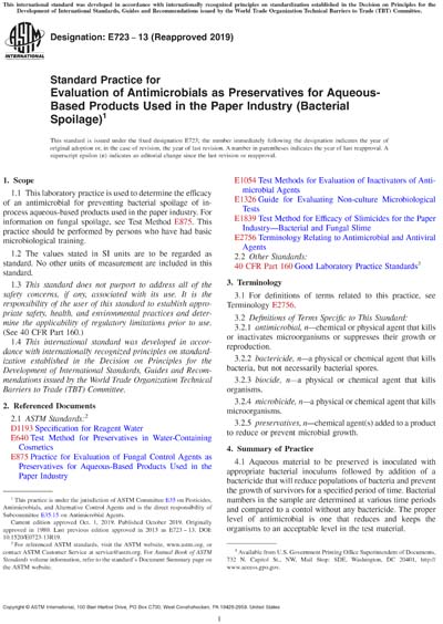 Standards PDF Cover Page