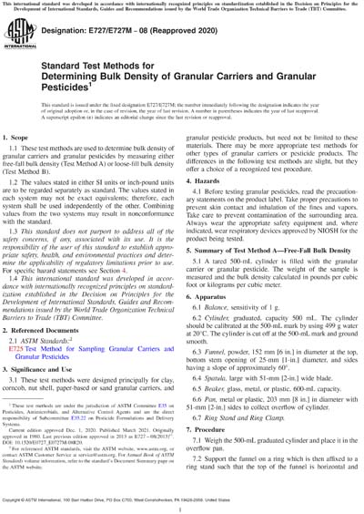 Standards PDF Cover Page