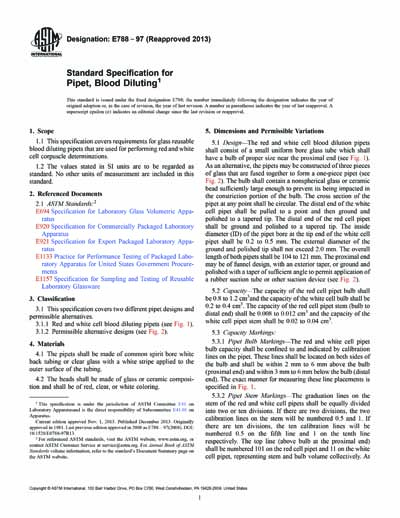 Standards PDF Cover Page