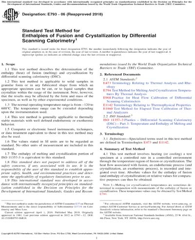 Standards PDF Cover Page