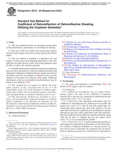 Standards PDF Cover Page