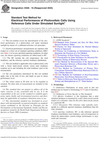 Standards PDF Cover Page