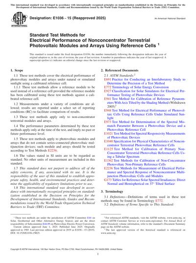 Standards PDF Cover Page