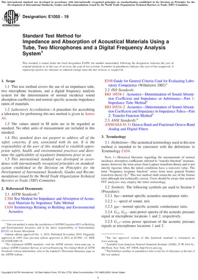 Standards PDF Cover Page
