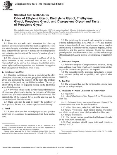 Standards PDF Cover Page