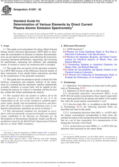 Standards PDF Cover Page