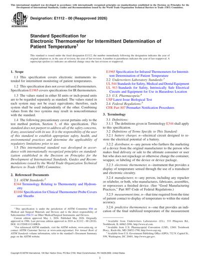 Standards PDF Cover Page