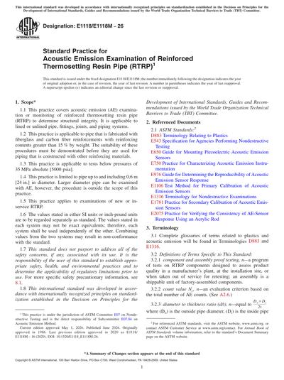 Standards PDF Cover Page