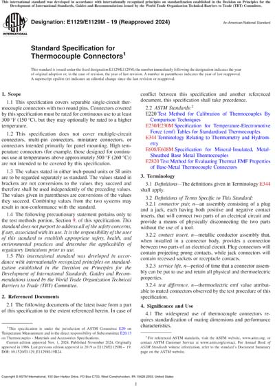 Standards PDF Cover Page