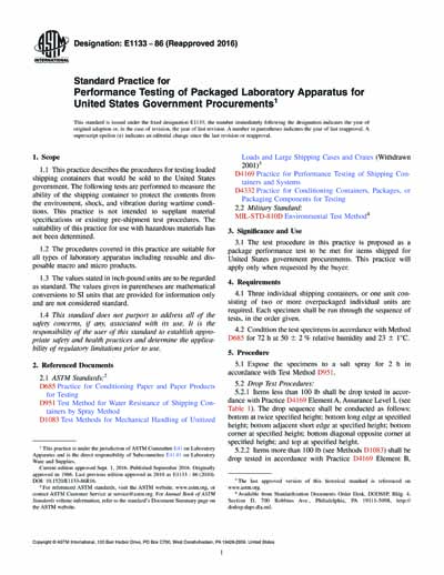 Standards PDF Cover Page