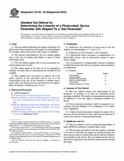 Standards PDF Cover Page