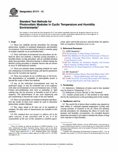 Standards PDF Cover Page