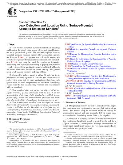 Standards PDF Cover Page