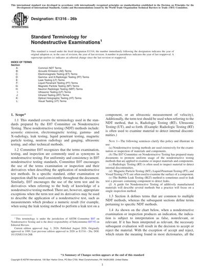 Standards PDF Cover Page