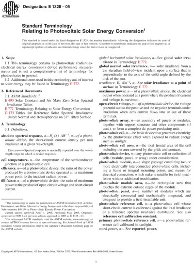 Standards PDF Cover Page