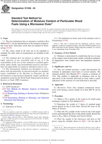 Standards PDF Cover Page