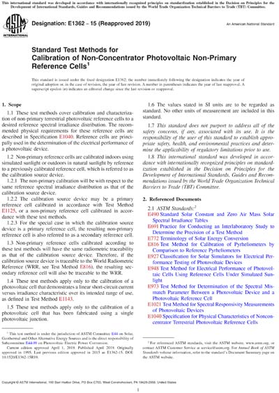 Standards PDF Cover Page