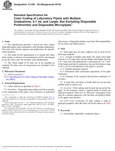 Standards PDF Cover Page