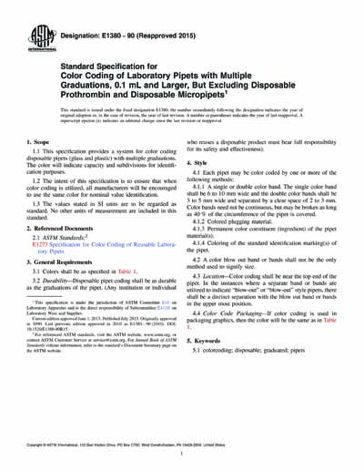 Standards PDF Cover Page