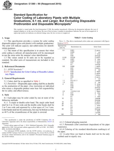Standards PDF Cover Page