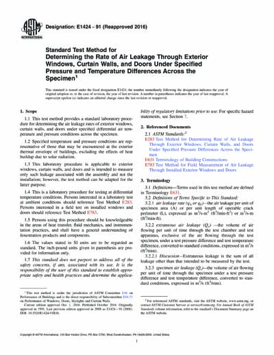 Standards PDF Cover Page