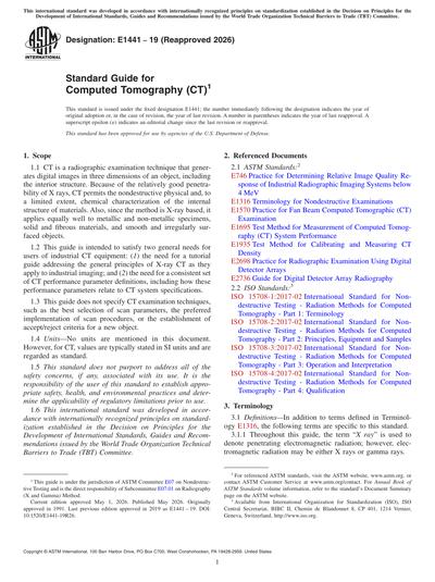 Standards PDF Cover Page