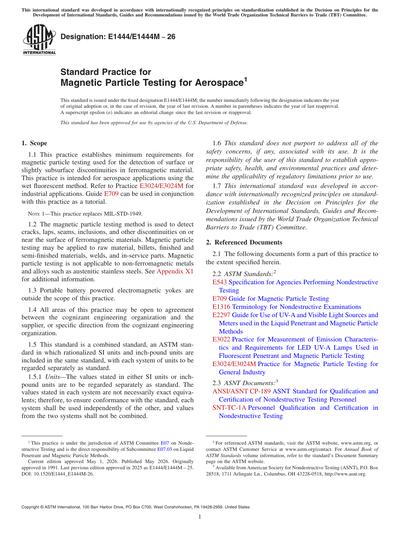 Standards PDF Cover Page