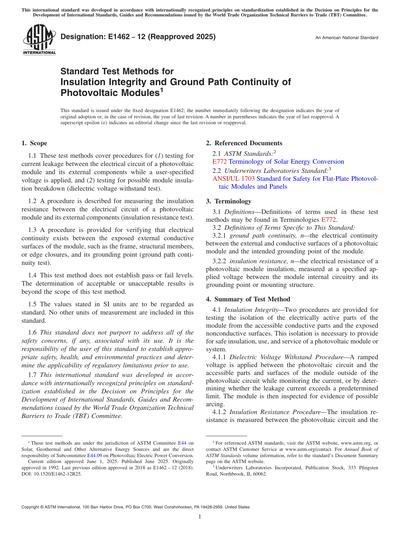 Standards PDF Cover Page