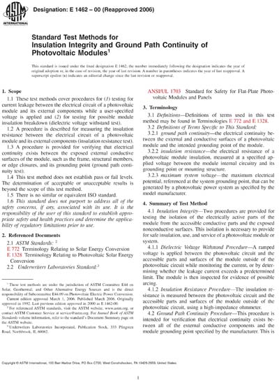 Standards PDF Cover Page