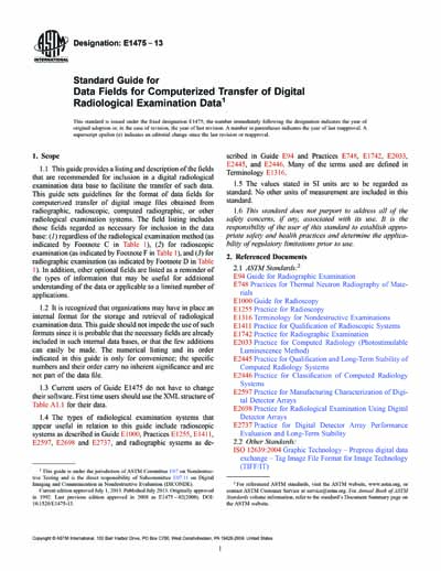 Standards PDF Cover Page