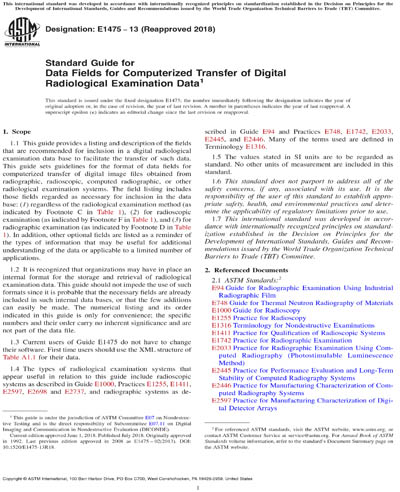 Standards PDF Cover Page