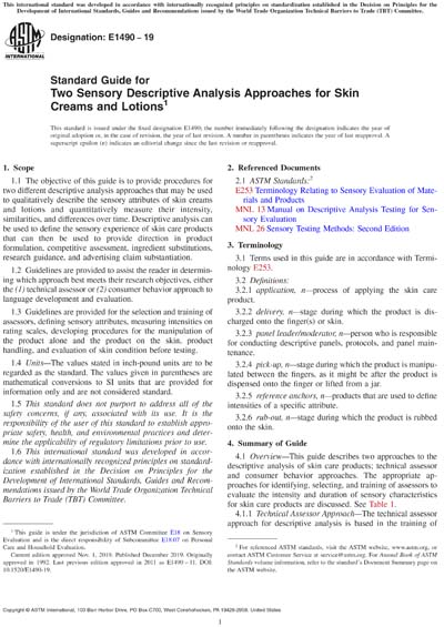 Standards PDF Cover Page