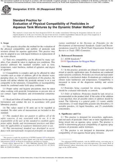 Standards PDF Cover Page