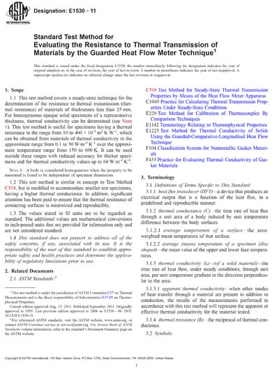 Standards PDF Cover Page