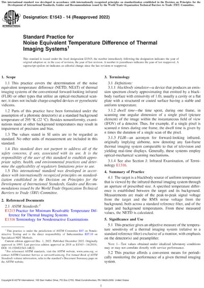 Standards PDF Cover Page
