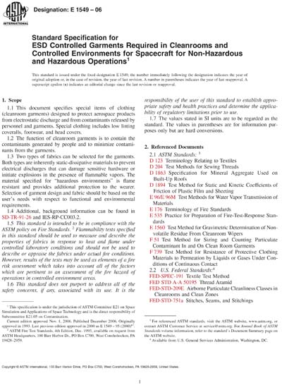 Standards PDF Cover Page