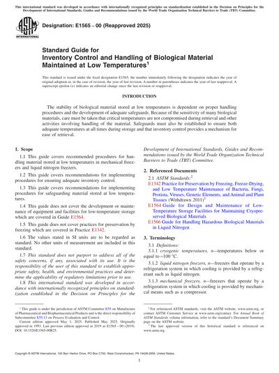 Standards PDF Cover Page